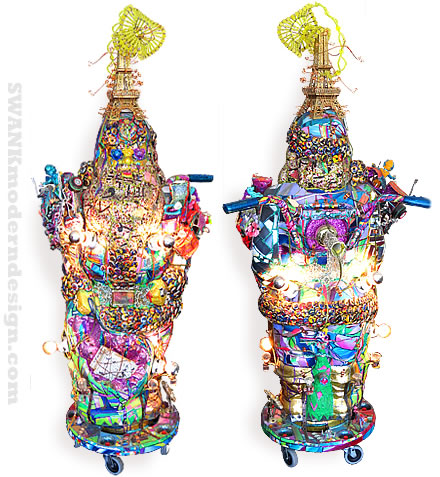 Santa Lamp (c) 2004 by John Paul Hylton
